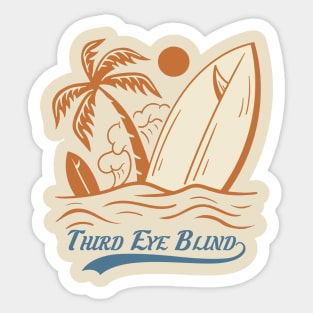 Vintage summer third eye blind Sticker